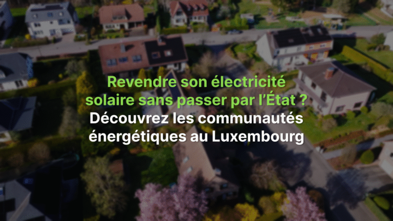 Communauté énergétique au Luxembourg