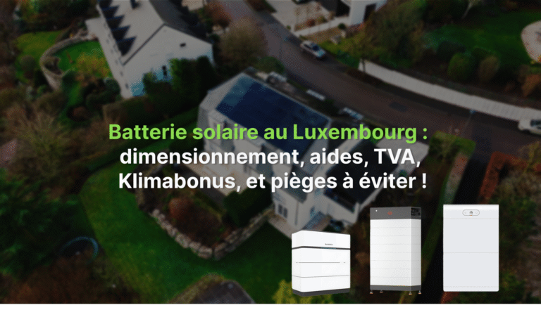 Batterie solaire au Luxembourg