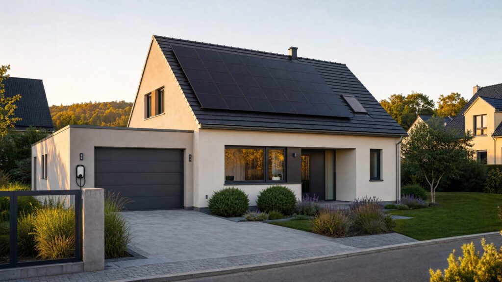Solar panels - house luxembourg