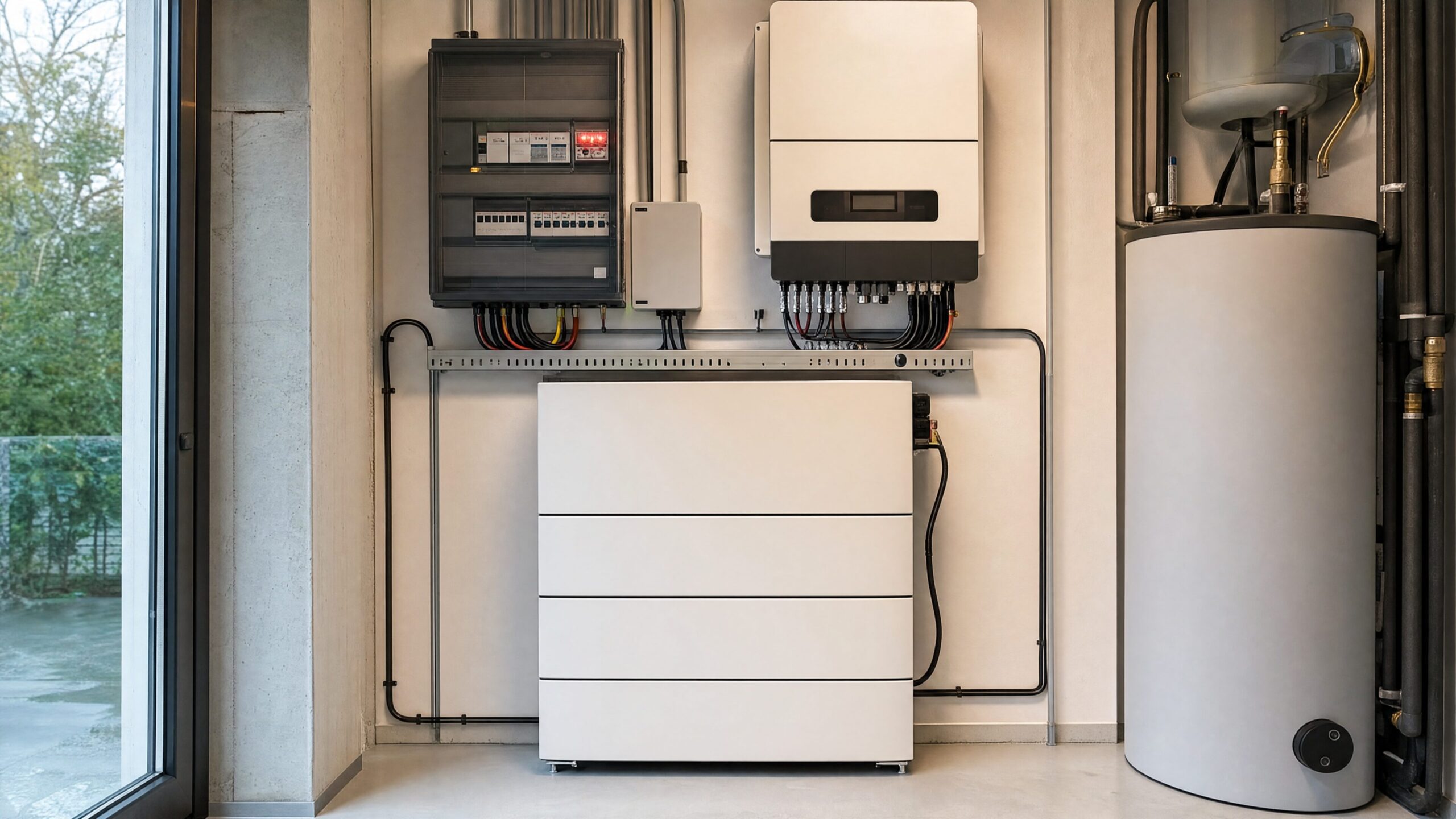 Solar battery installation to improve self-consumption in Luxembourg