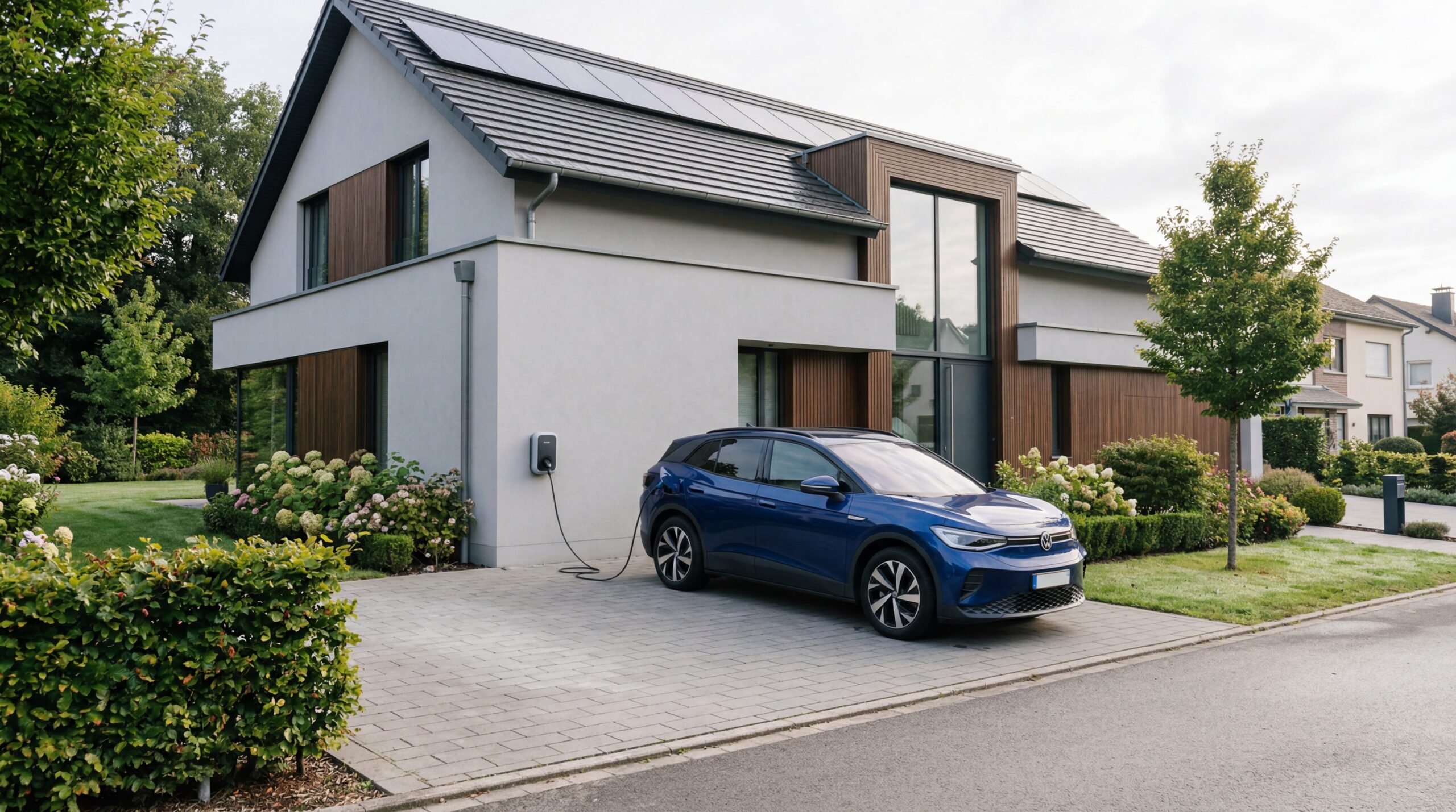 Smart EV charger installation in Luxembourg